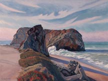 Goat Rock (and Roll) Goat Rock State Beach, Jenner 18 x 24