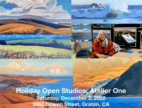 Linda Sorensen, Open Studios, Atelier One, Saturday, Dec 3, 2022, 11-5