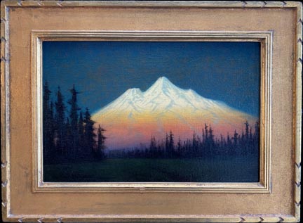 James Everett Stuart, Sunset Glow, Mt Shasta, 1921