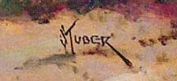 Dedrick Stuber Springtime in the Desert signature