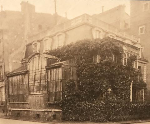 James Tissot's home in Paris, 1890's 64 Avenue de l'Imperatrice (now Avenue Foch)