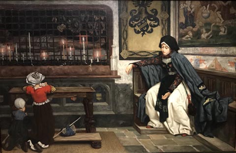 James Tissot, Marguerite in Church, 1860-65 National Galllery of Ireland, Dublin