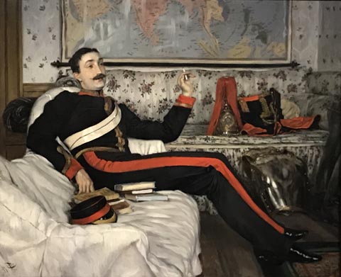 James Tissot, Portrait of Captain Burnaby, 1870 National Portrait Gallery, London