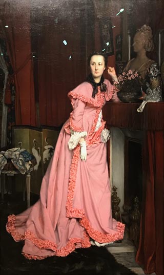 James Tissot, Portrait of the Marquise de Miramon, nee Therese Feuillant, 1866,  The J. Paul Getty Museum, Los Angeles