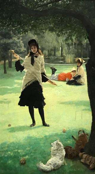 James Tissot, Croquet, 1877-78 Art Gallery of Hamilton, Ontario 