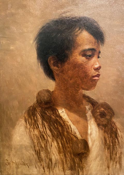 Grace Hudson, Boy from Hilo, 1901, oil on canvas Gift of Palm Springs Art Museum
