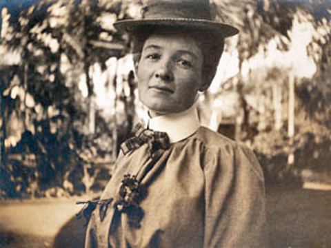Grace Hudson in Hawaii, circa 1901