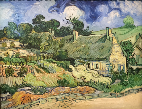 Chaumes de Cordeville a Auvers sur Oise, 1890, Vincent Van Gogh, Musee d'Orsay, Paris
