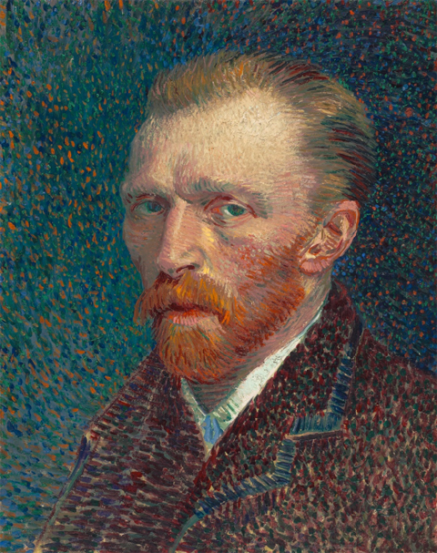 Self Portrait, 1887, Vincent Van Gogh, Art Institute of Chicago