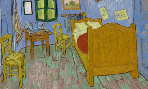 The Bedroom Arles, September 1889, Vincent Van Gogh Art Institute of Chicago