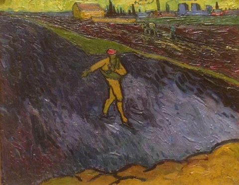 The Sower, 1888, Vincent Van Gogh, Hammer Museum, UCLA, Los Angeles