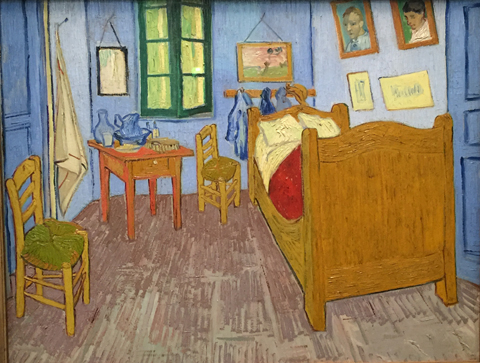 La Chambre de Van Gogh a Arles, 1889, Vincent Van Gogh, Musee d'Orsay, Paris