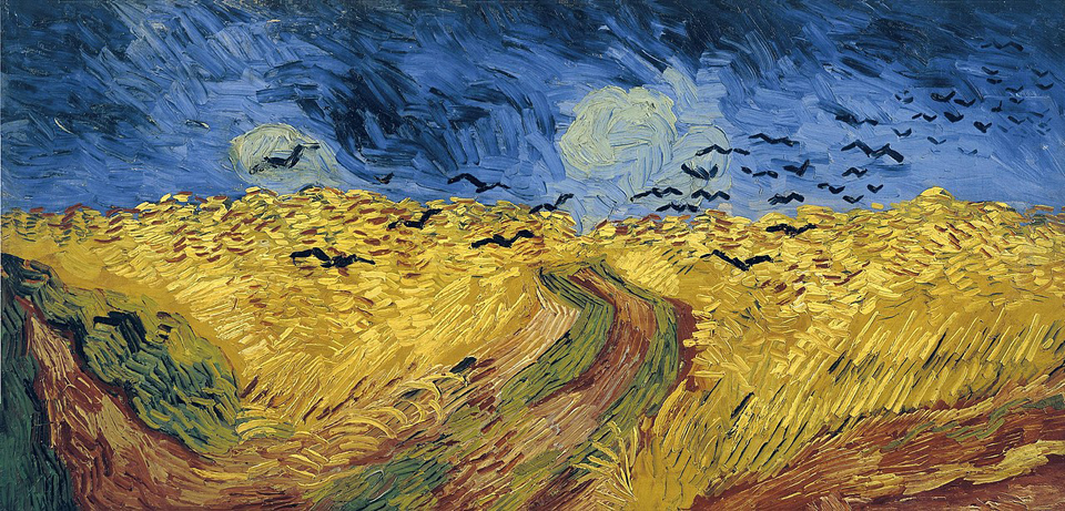 Wheatfield with Crows, June 1890, Vincent Van Gogh, Van Gogh Museum, Amsterdam