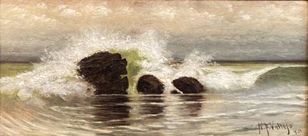 Napoleon Primo Vallejo, Crashing Waves, 1895