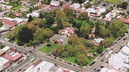 Areal Photo of Sonoma Plaza