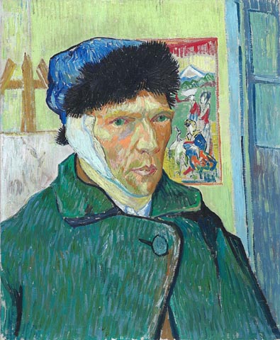 Vincent Van Gogh Self Portrait with Bandaged Ear January 1889
