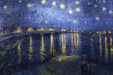 Vincent Van Gogh Starry Night Over the Rhone