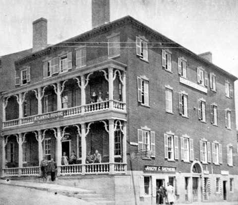 Glaucester's Atlantic House Hotel, where Winslow Homer stayed while painting in Glaucester