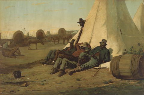 Winslow Homer, Army Teamsters, 1866 Colby College Museum of Artt, Waterville, ME