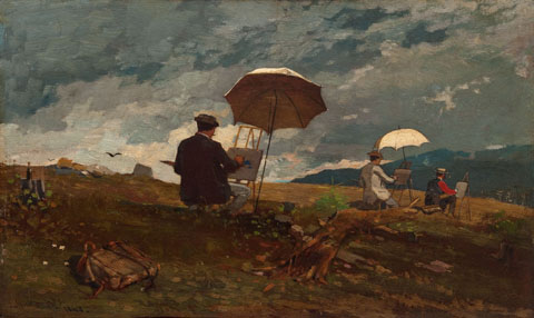 Winslow Homer, Artists Sketching in the White Mountains, 1868 Portland Museum of Art, Portland, ME