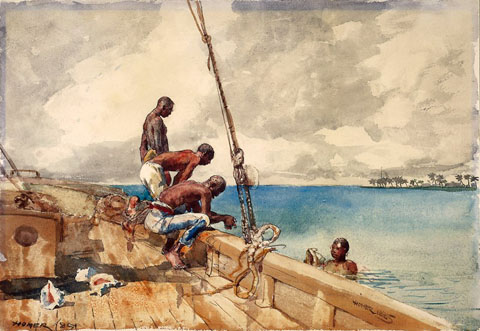 Winslow Homer,The Conch Divers, 1885 Minneapolis Institute of Arts, Minneapolis, MN