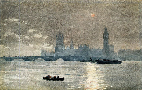 Winslow Homer,The Houses of Parliament, 1881, Hirshhorn  Museum and Sculpture Garden, the Smithsonian, Washington, D.C.