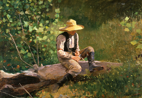 Winslow Homer,The Whitling Boy, 1873 Terra Foundation of Art, Chicago, IL