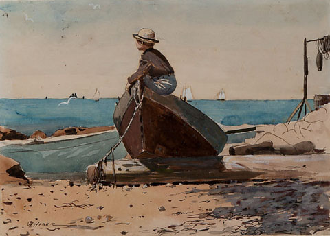 Winslow Homer, Dad's Coming, 1873 The Art Institute of Chicago, Chicago, IL