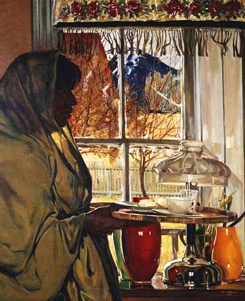 Walter Ufer, By the Window, no date Private Collection