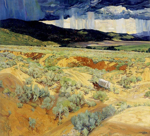 Walter Ufer, Where the Desert Meets the Mountain, no date, Museum of Western American Art, Denver, CO