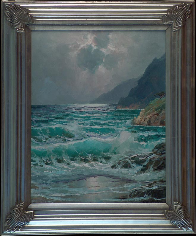 Alex Dzigurski Silver Gale Ventana with Frame