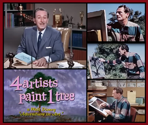 Joshua Meador ... in 4 Artists Paint 1 Tree, 1958