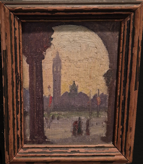 Arthur Merton Hazard, St. Marks Square, Venice Collection of Random Hazard (probably done while Hazard studied in Paris during the late 1890's.) 