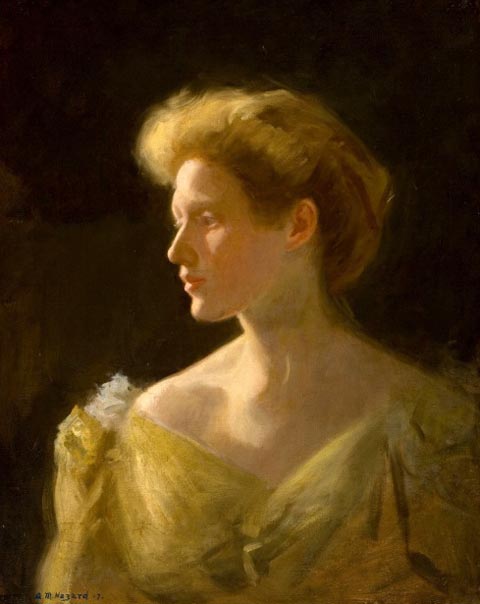 Arthur Merton Hazard, Woman in a Yellow Dress