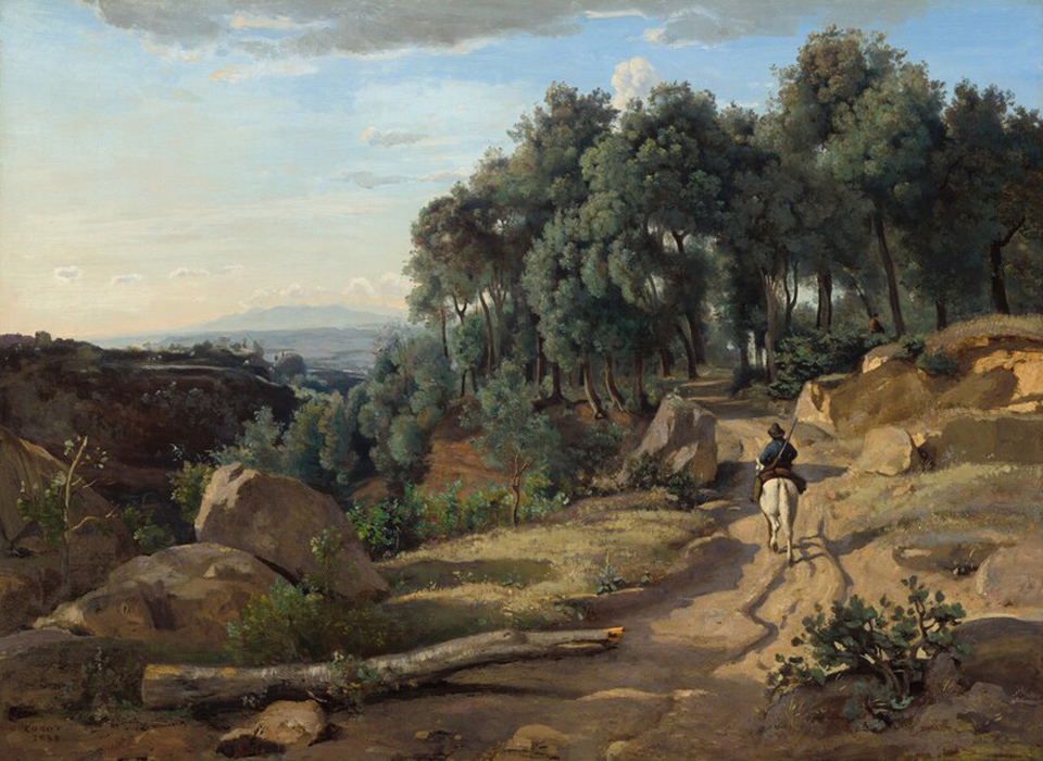 Camille Corot, A View nar Volterra 1938, National Gallery of Art, Washington, DC