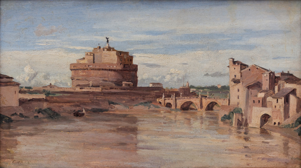 Camille Corot, Castel Sant'Angelo 1826, Musée du Louvre, Paris