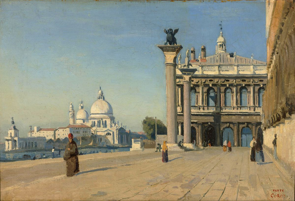 Camille Corot, Morning in Venice 1834, Pushkin Museum of Fine Arts, Moscow