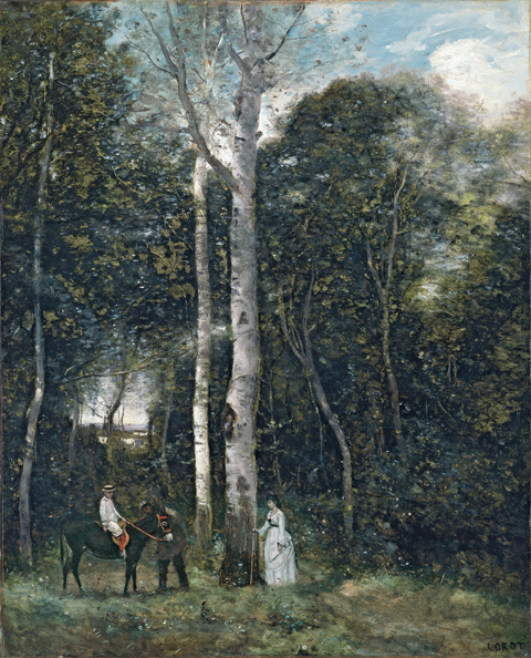  Camille Corot, Le Parc des Lions à Port-Marly 1872 Thyssen-Bornemisza Museum, Madrid