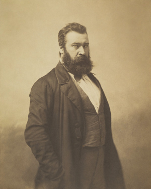Photo portrait of  Jean-François Millet by Nadar