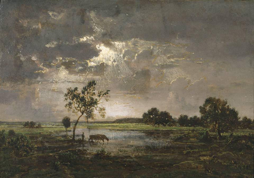 Théodore Rousseau, Landscape 1842, Saint Louis Art Museum, St. Louis, MO