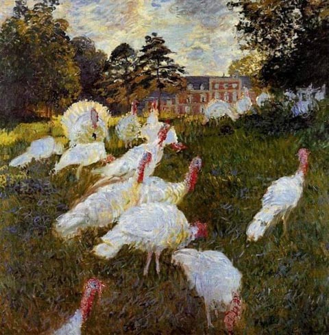Claude Monet 1840-1926, The Turkeys 1876, Musée d'Orsay, Paris