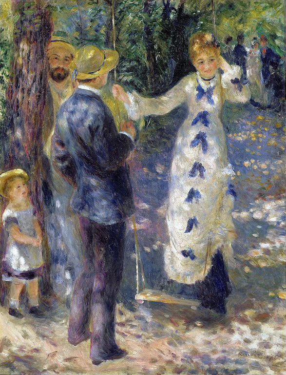Pierre-Auguste Renoir 1841-1919, The Swing 1876, Musée d'Orsay, Paris