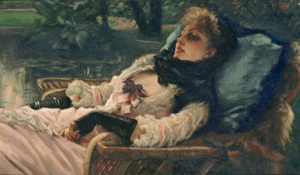  James Tissot, The Dreamer (Summer Evening) 1871, Musée d'Orsay, Paris