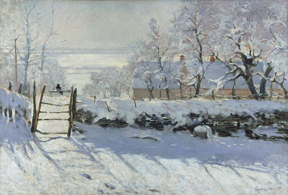 Claude Monet 1840-1926, The Magpie 1868-69, Musée d'Orsay, Paris