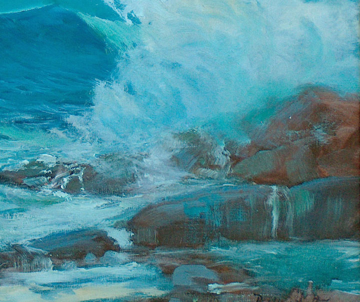 George Bickerstaff Laguna Breakers Closeup