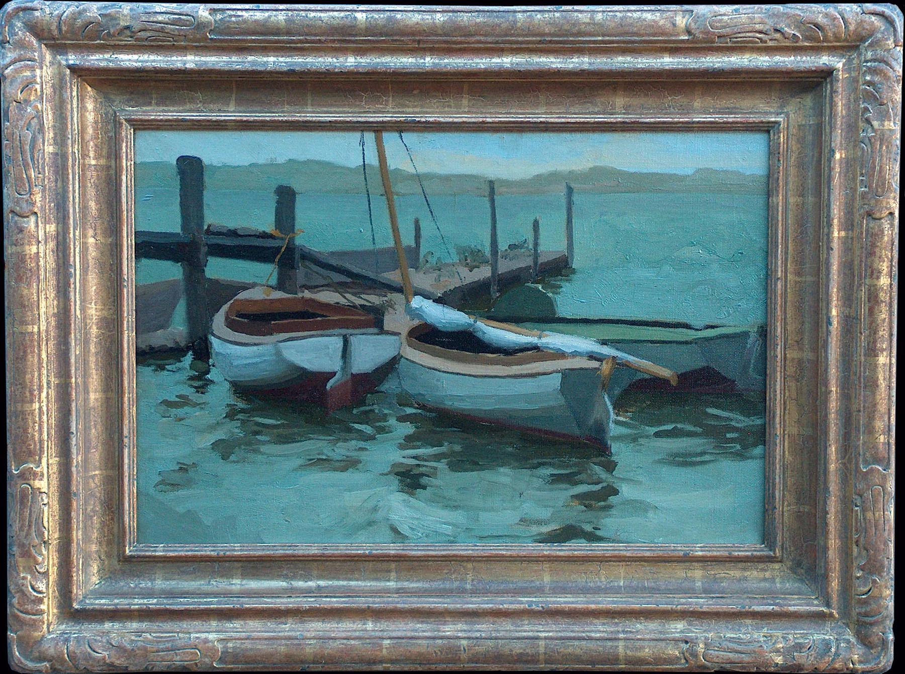 California School Boats in San Pedro Harbor