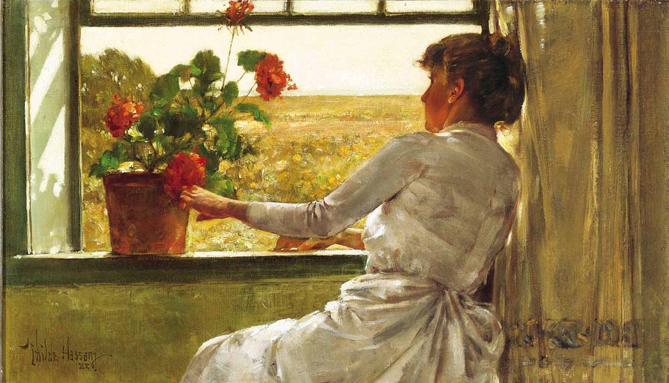 Childe Hassam, Summer Evening, 1886, Florence Griswald Museum, Old Lyme, CT