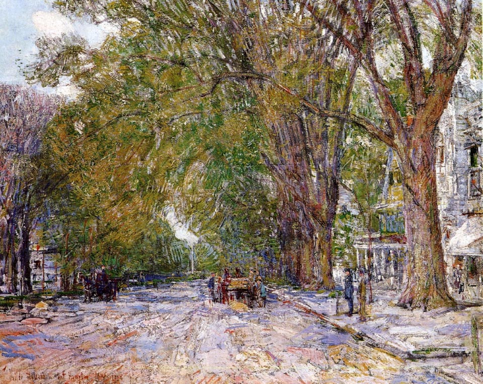Childe Hassam, Elms, East Hampton 1920, private collection