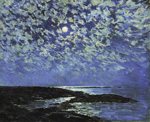 Childe Hassam, Moonlight, Isle of Shoals 1917 Private Collection