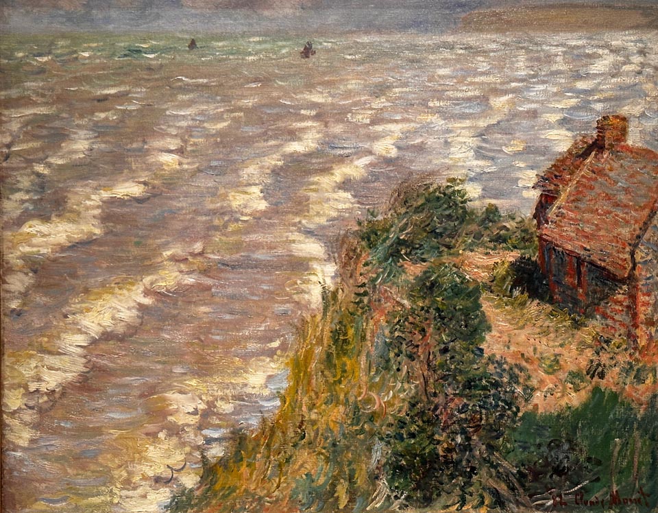 Claude Monet, Rising Tide at Pourville, 1882 Brooklyn Museum 